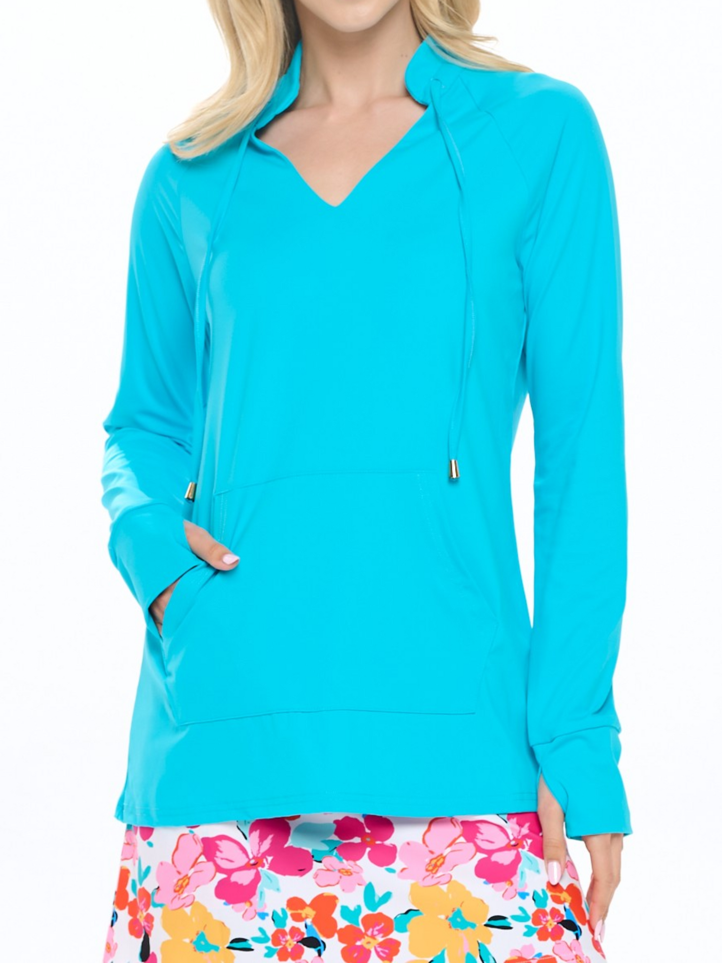 Thin Pullover With Front Pocket