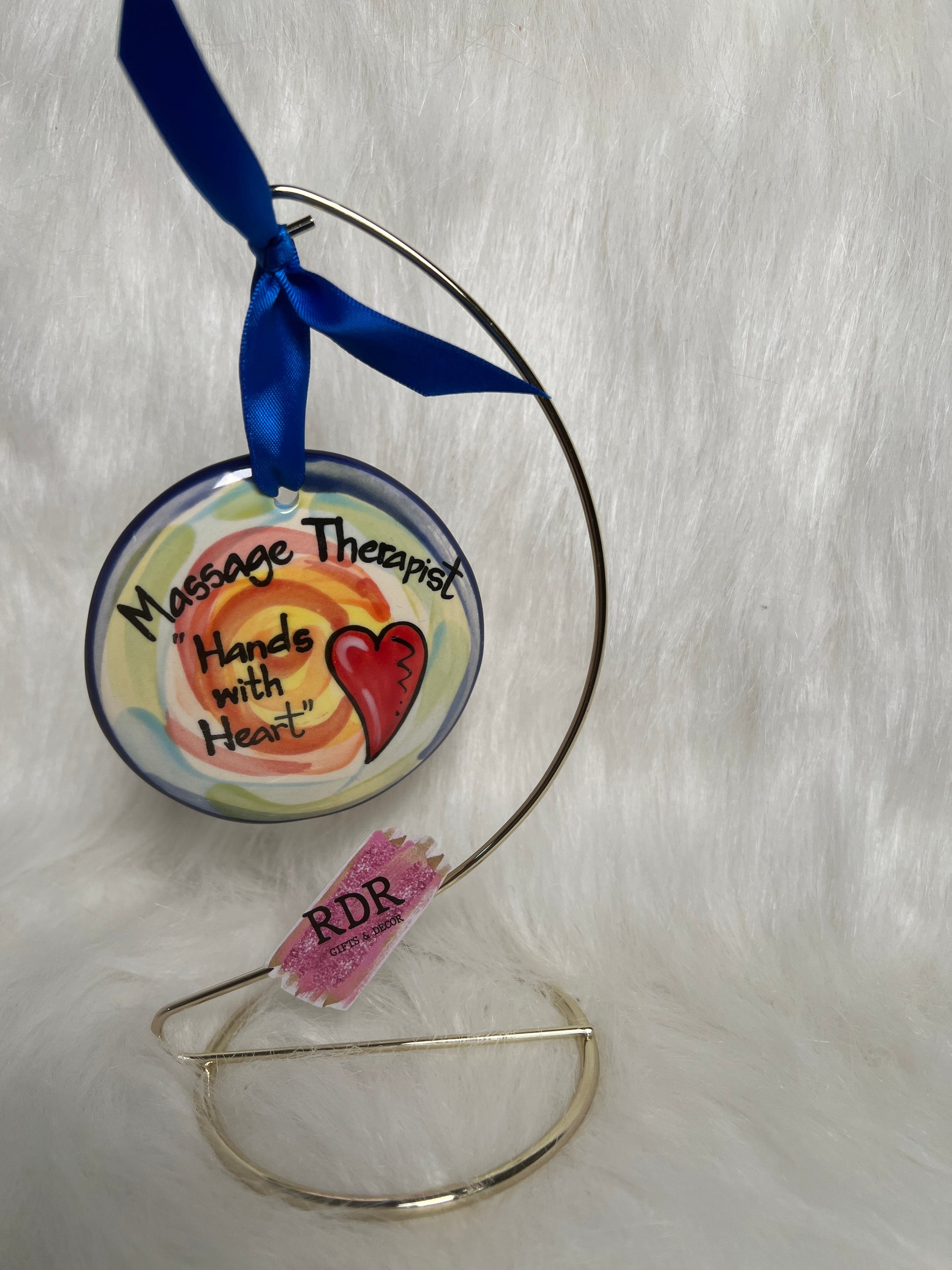 Nola Watkins Health Professionals Round Hand Painted Ornament