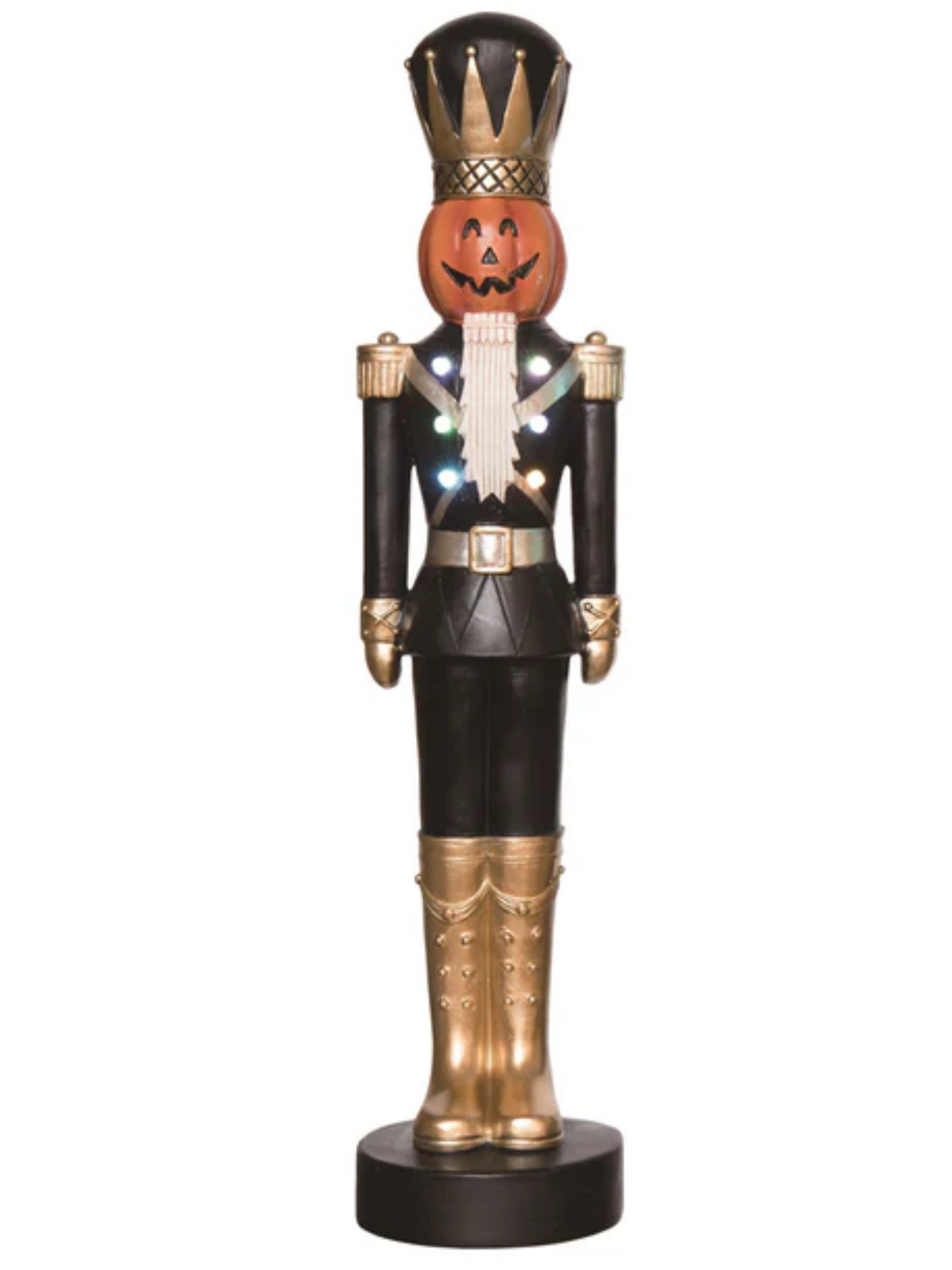 Resin Light Up Halloween Nutcracker Decor