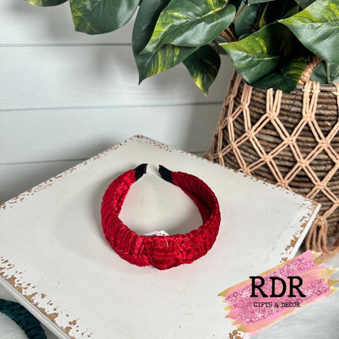 Velvet Knotted Headband