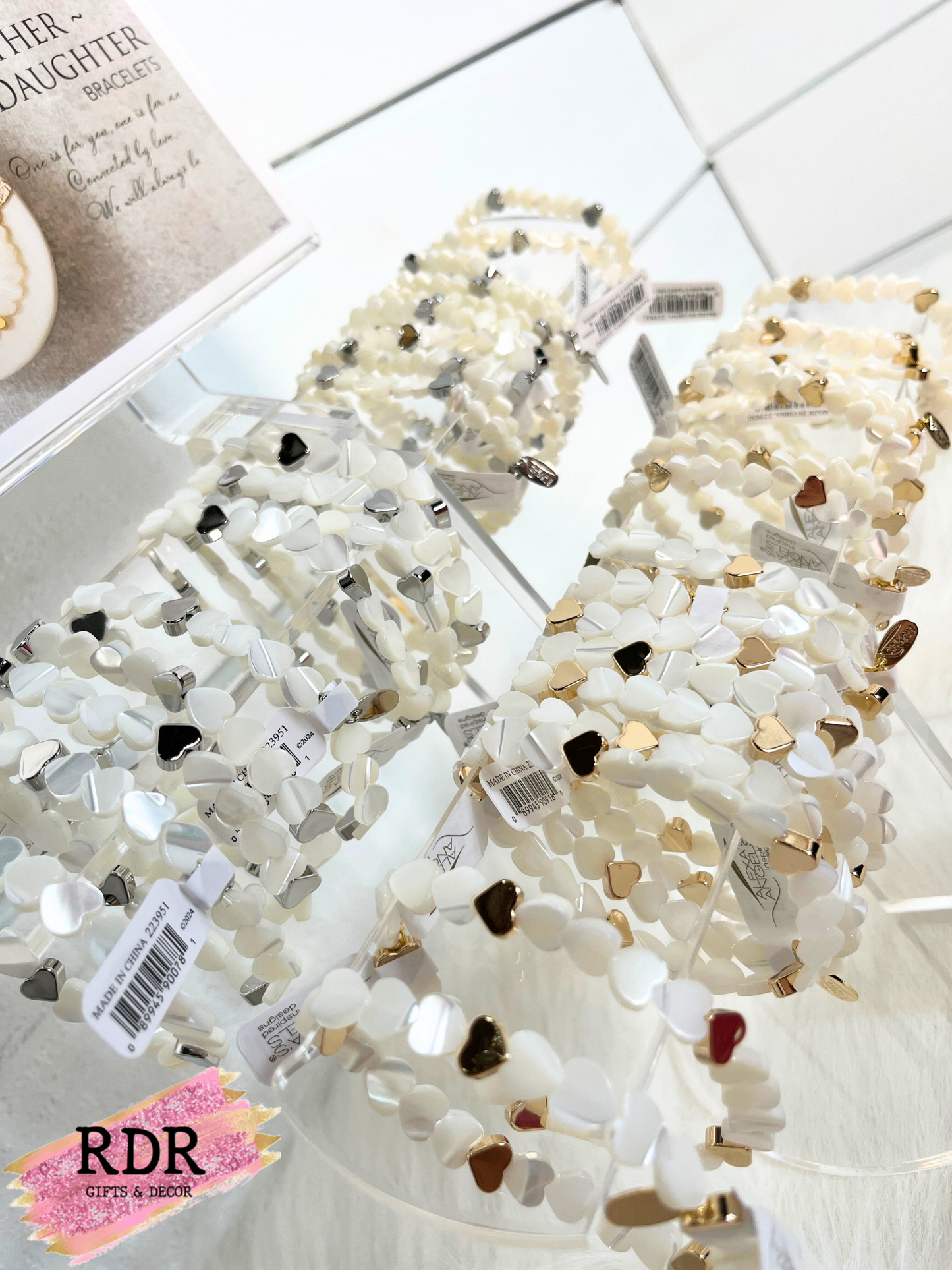 Mother-Daughter Heart Bracelets