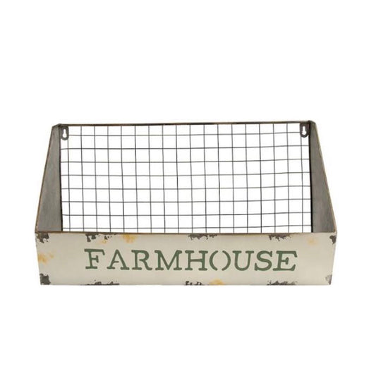 Farmhouse Hanging Wire Basket