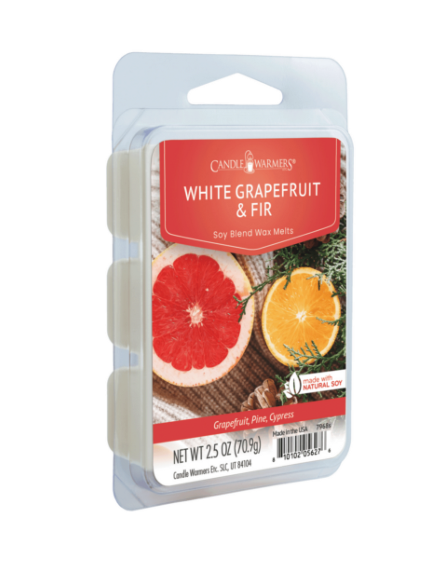White Grapefruit & Fir 2.5 oz Wax Melt