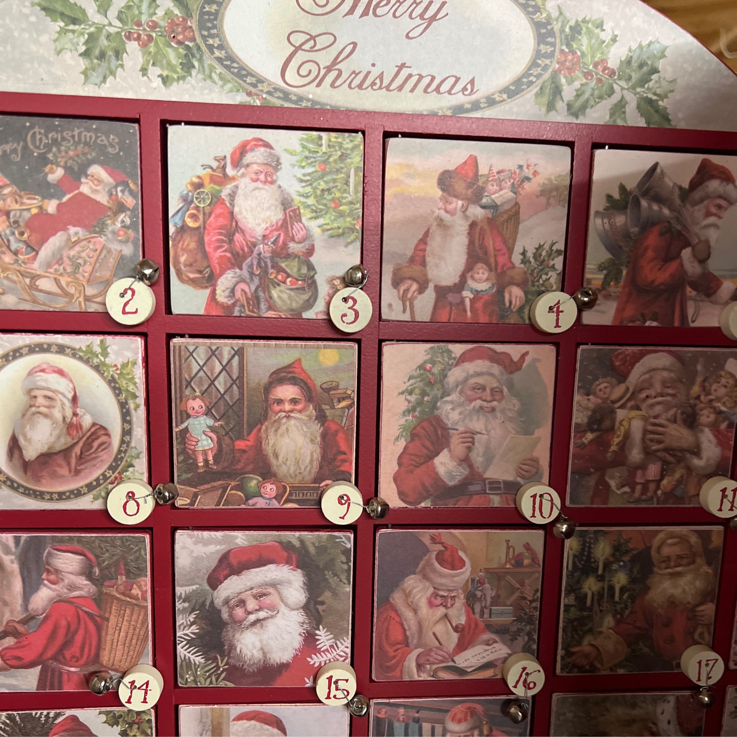 Merry Santa Christmas Countdown Box
