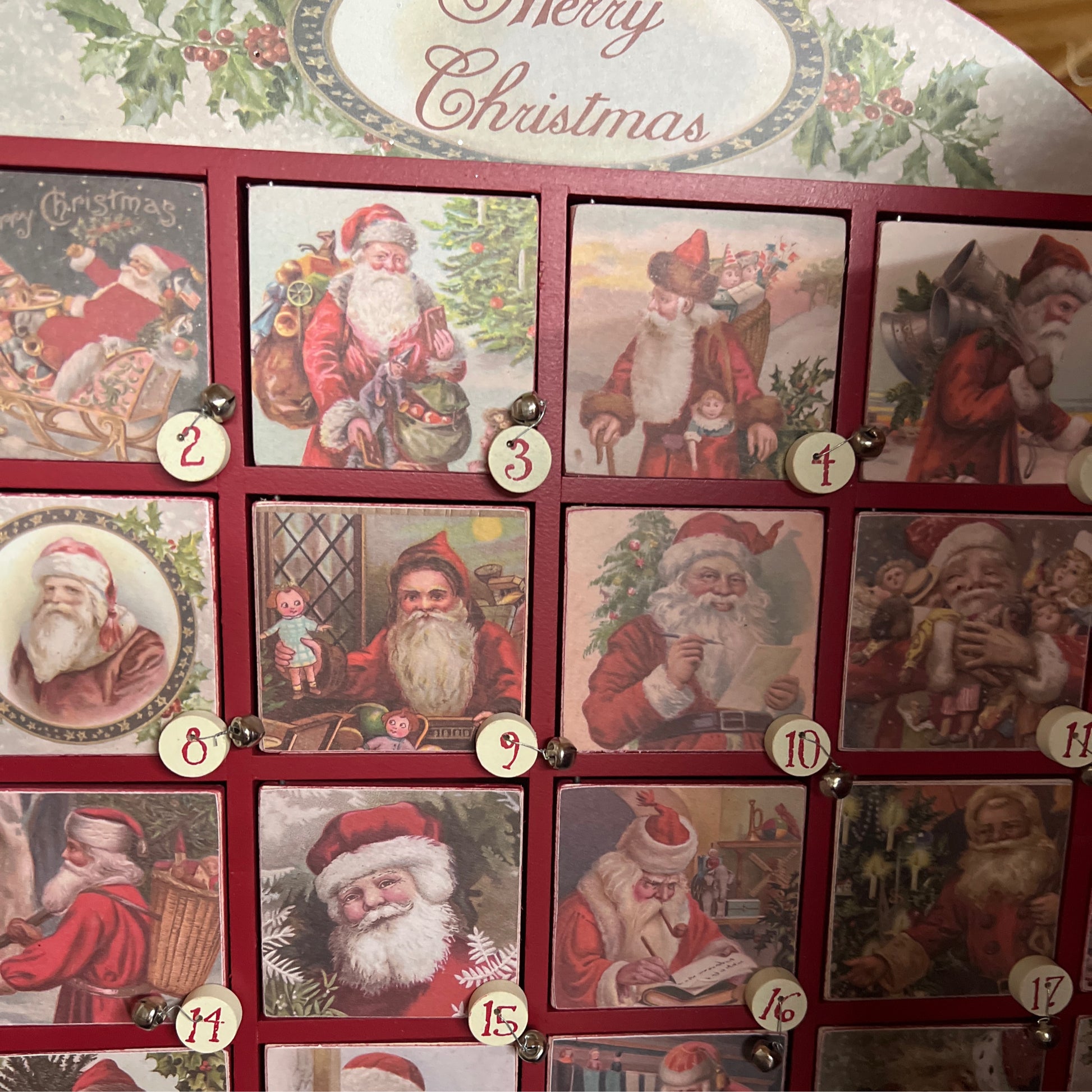Merry Santa Christmas Countdown Box