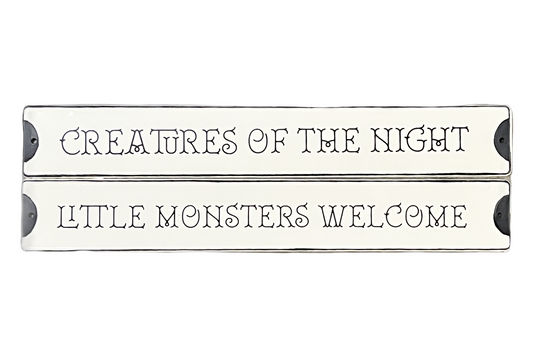 Metal Halloween Long Wall Decor