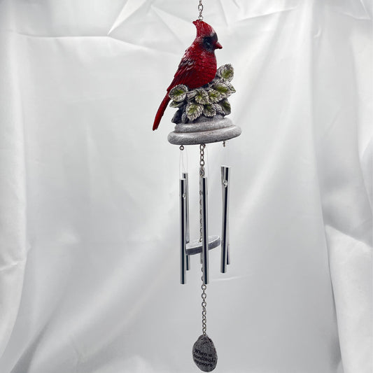 18" Cardinal Wind Chime