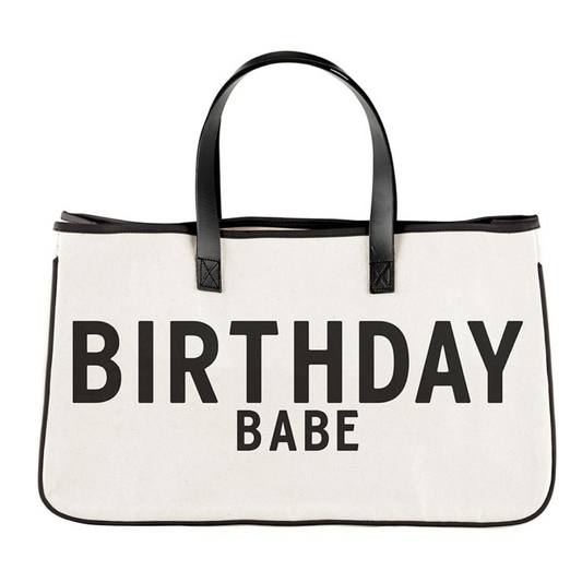 Birthday Babe Canvas Tote