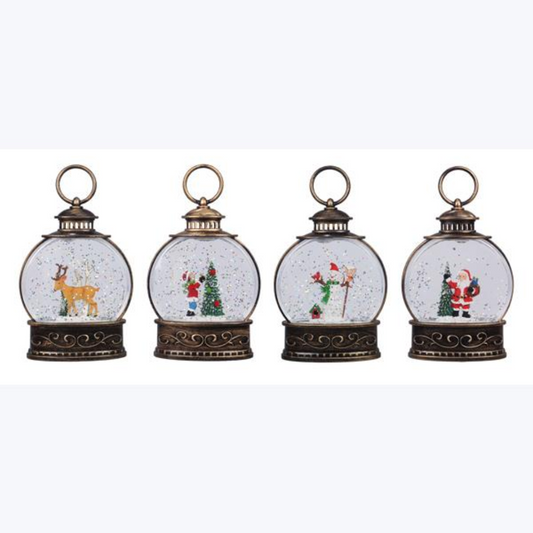 Plastic Winter Scene Waterball with LED