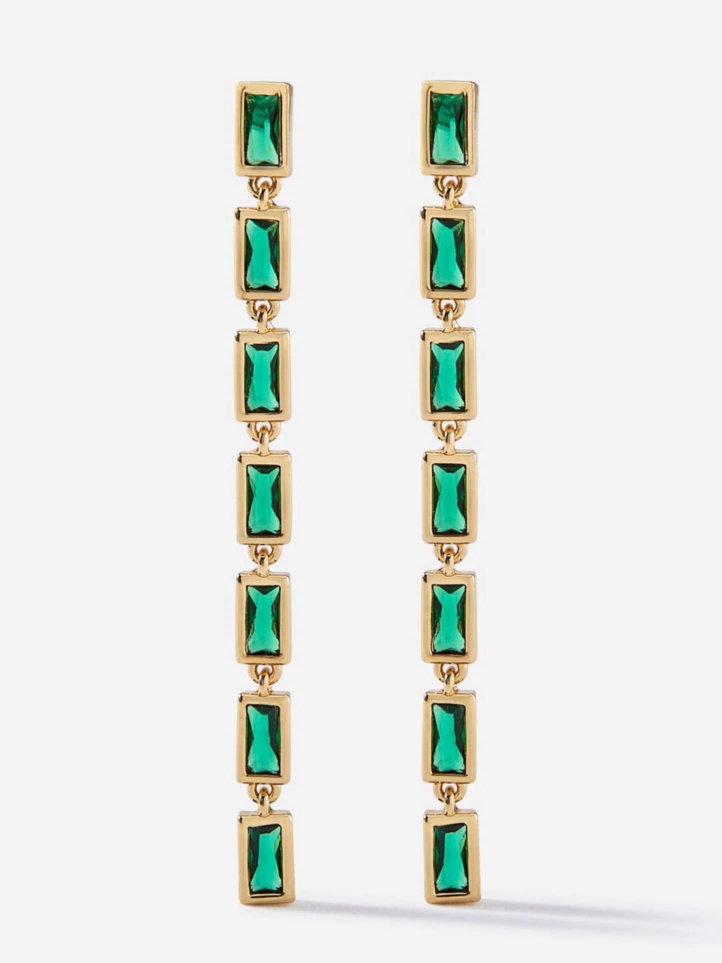 Emerald Green Drop Earrings