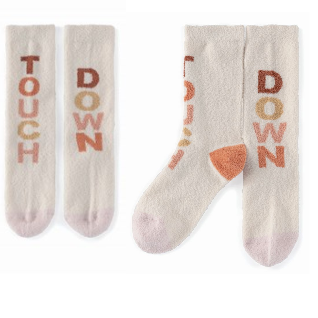 Women's Ivory Touch Down Socks