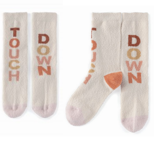 Women's Ivory Touch Down Socks