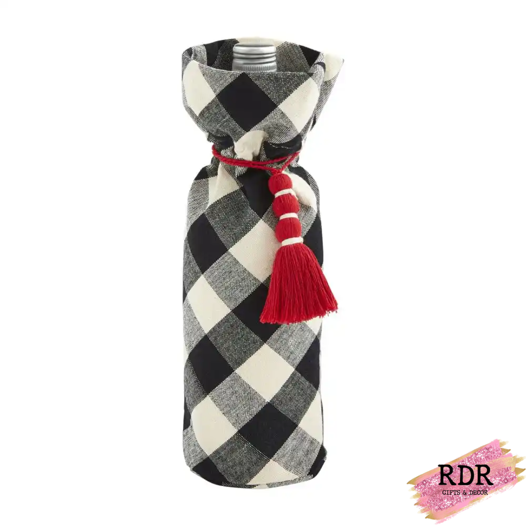 Mud Pie Christmas Wine Bag