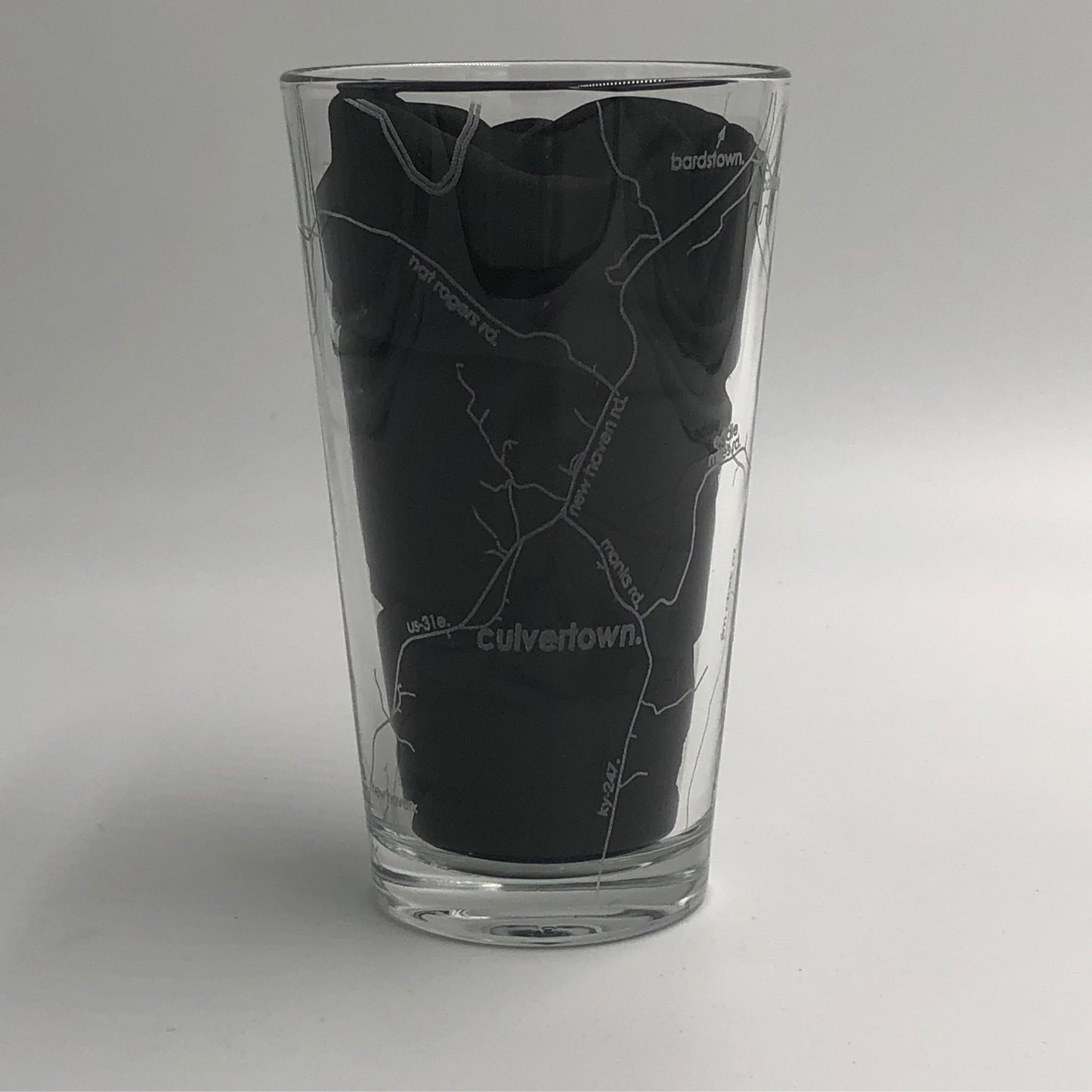 Culvertown Map 16oz Pint Glass