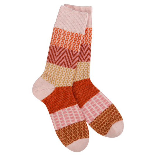 Weekend Collection Gallery Crew Socks Brandy-196