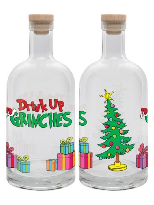 Drink Up Grinches Decanter