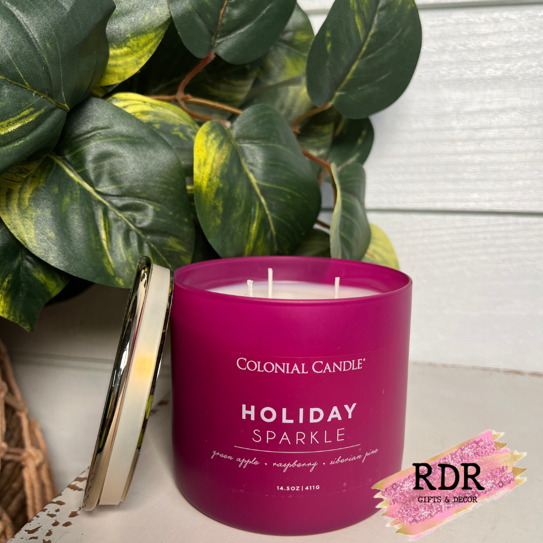 Pop Of Color Colonial Candle