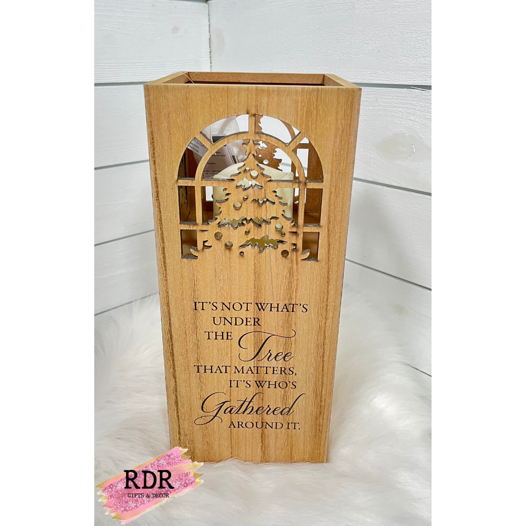 Wooden Lantern Tower- Gather Around