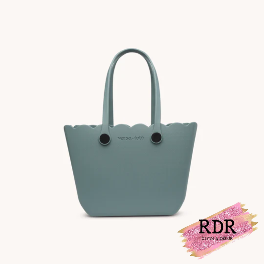 Rose Scalloped Versa Tote - Solid