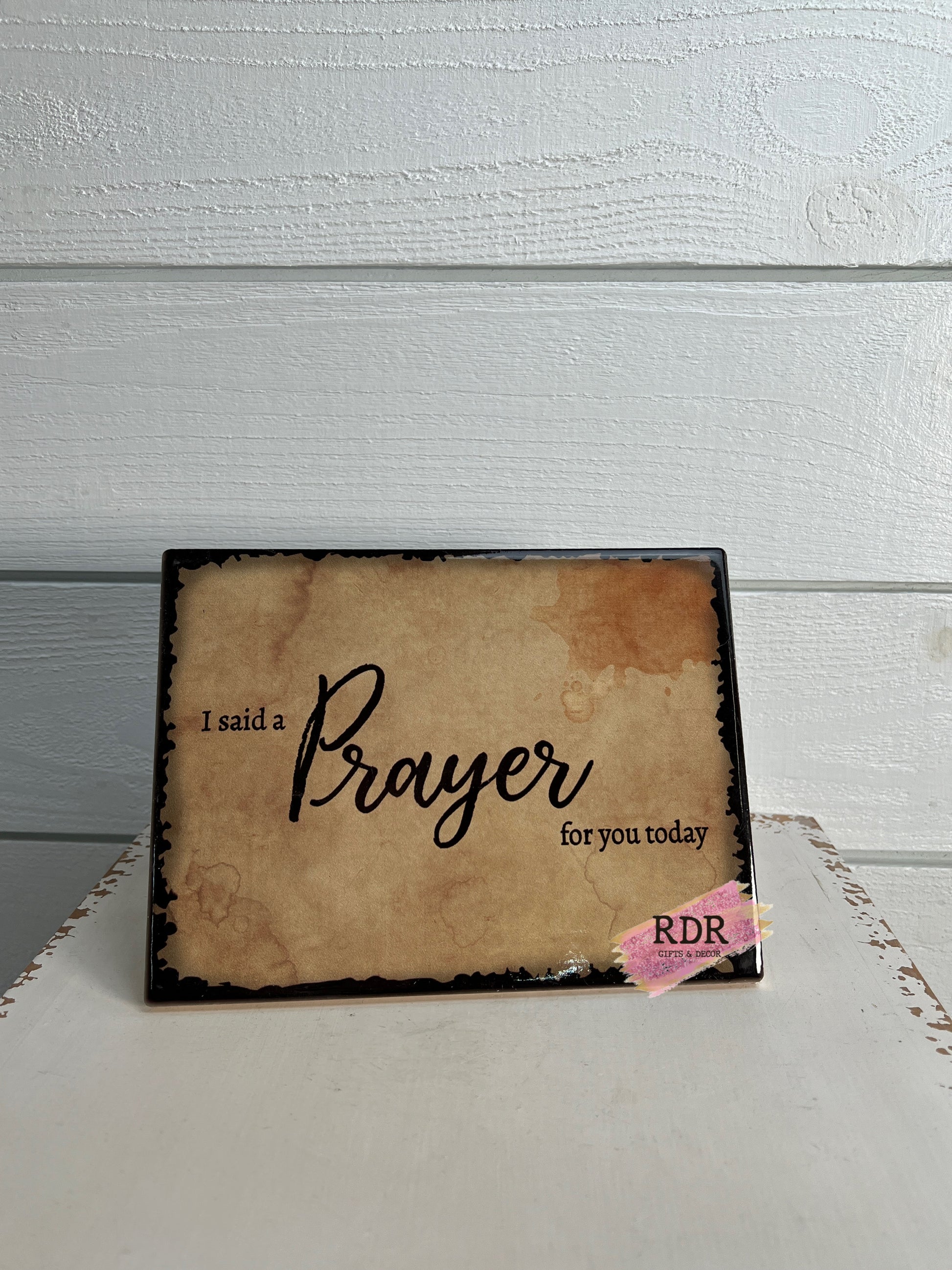 Ceramic Inspirational Plaque