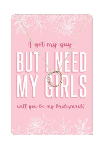 Need My Girls Keepsake Card & Necklace