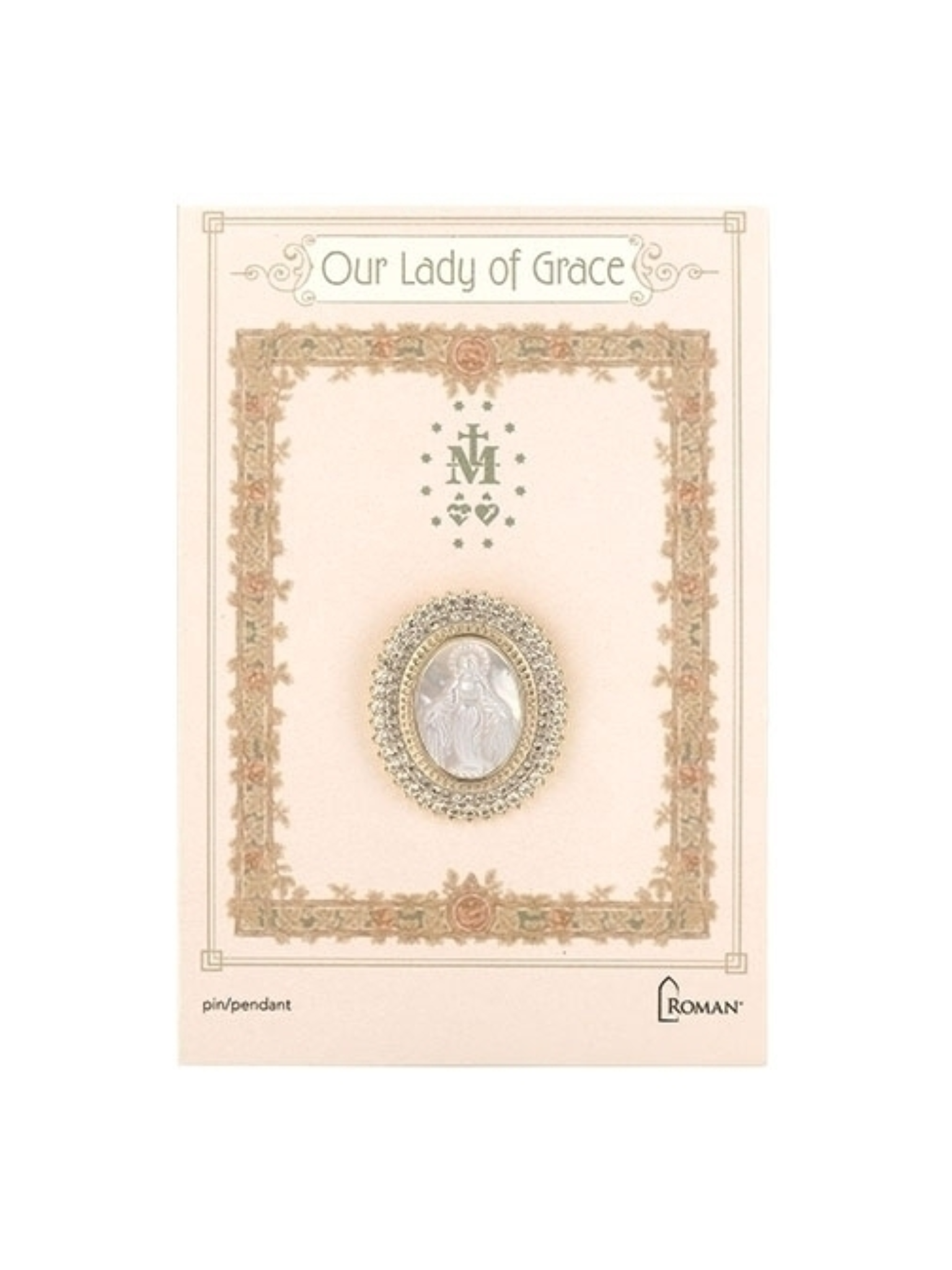 Our Lady of Grace Oval Pin