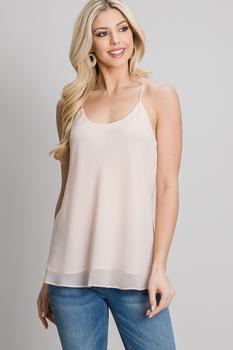 Blush Chiffon Cami