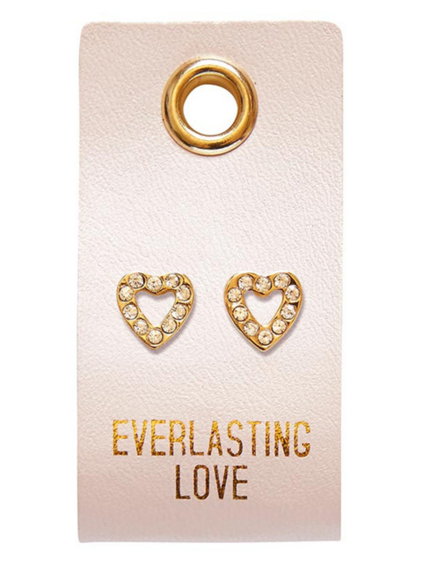 Children's Leather Tag Earrings