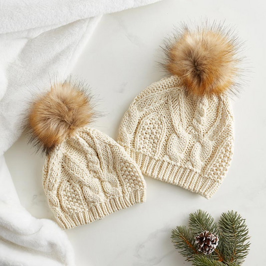 Mama + Me Knit Hat Set