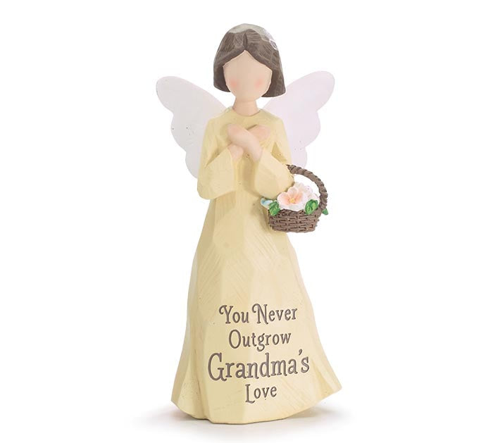 Message Angel Resin Sculpture