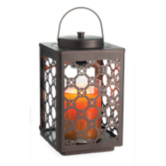 Garden Oil Rubbed Bronze Candle Warmer Lantern