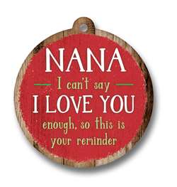 Love Reminder 4" Round Ornament