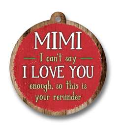 Love Reminder 4" Round Ornament