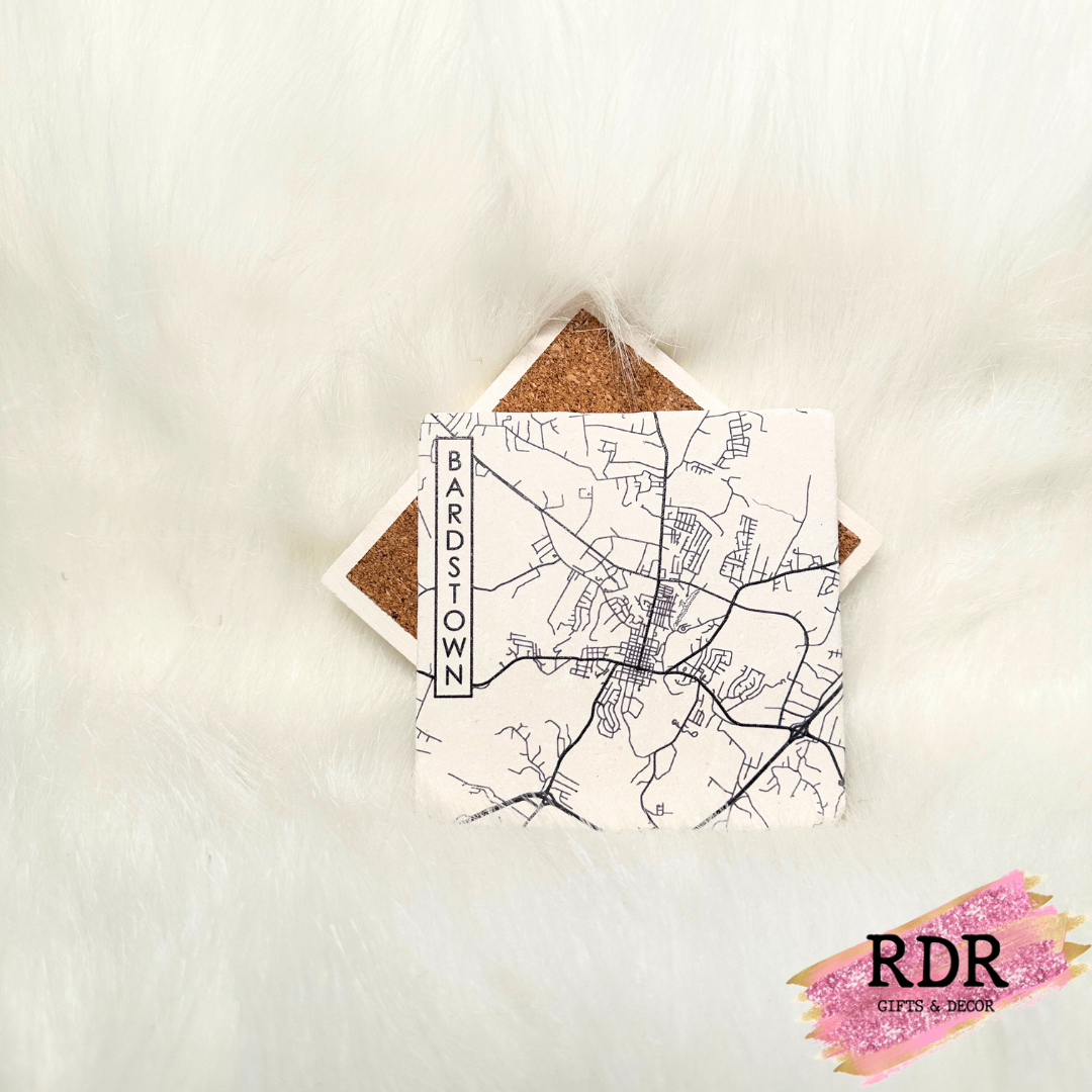 Local Town Ceramic Coasters