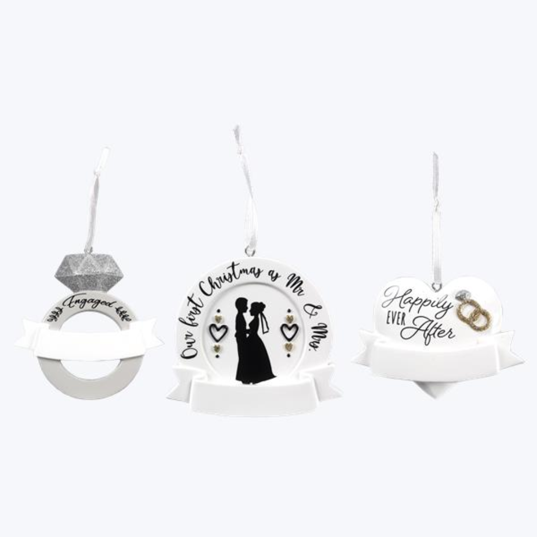 Wedding Christmas Ornaments