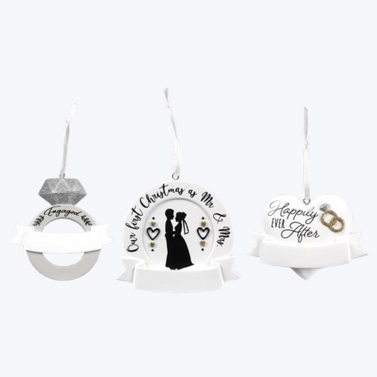 Wedding Christmas Ornaments