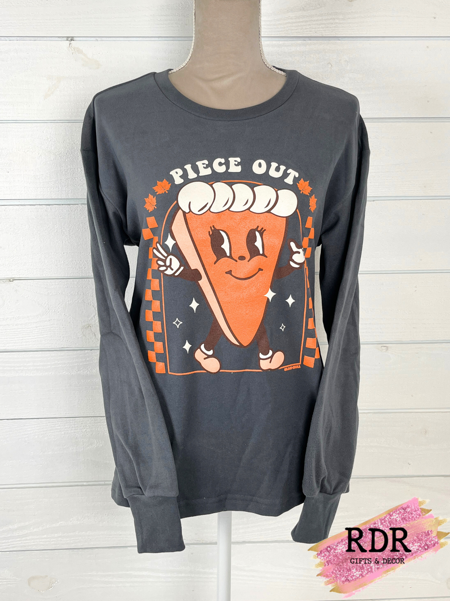 Southern Grace Piece Out Pumpkin Pie Super Soft Crewneck
