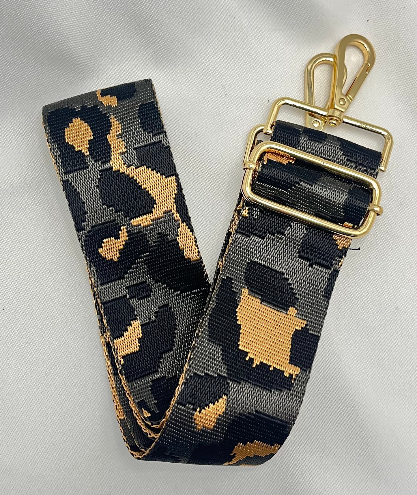 Large Leopard Spot Guitar Bag Strap