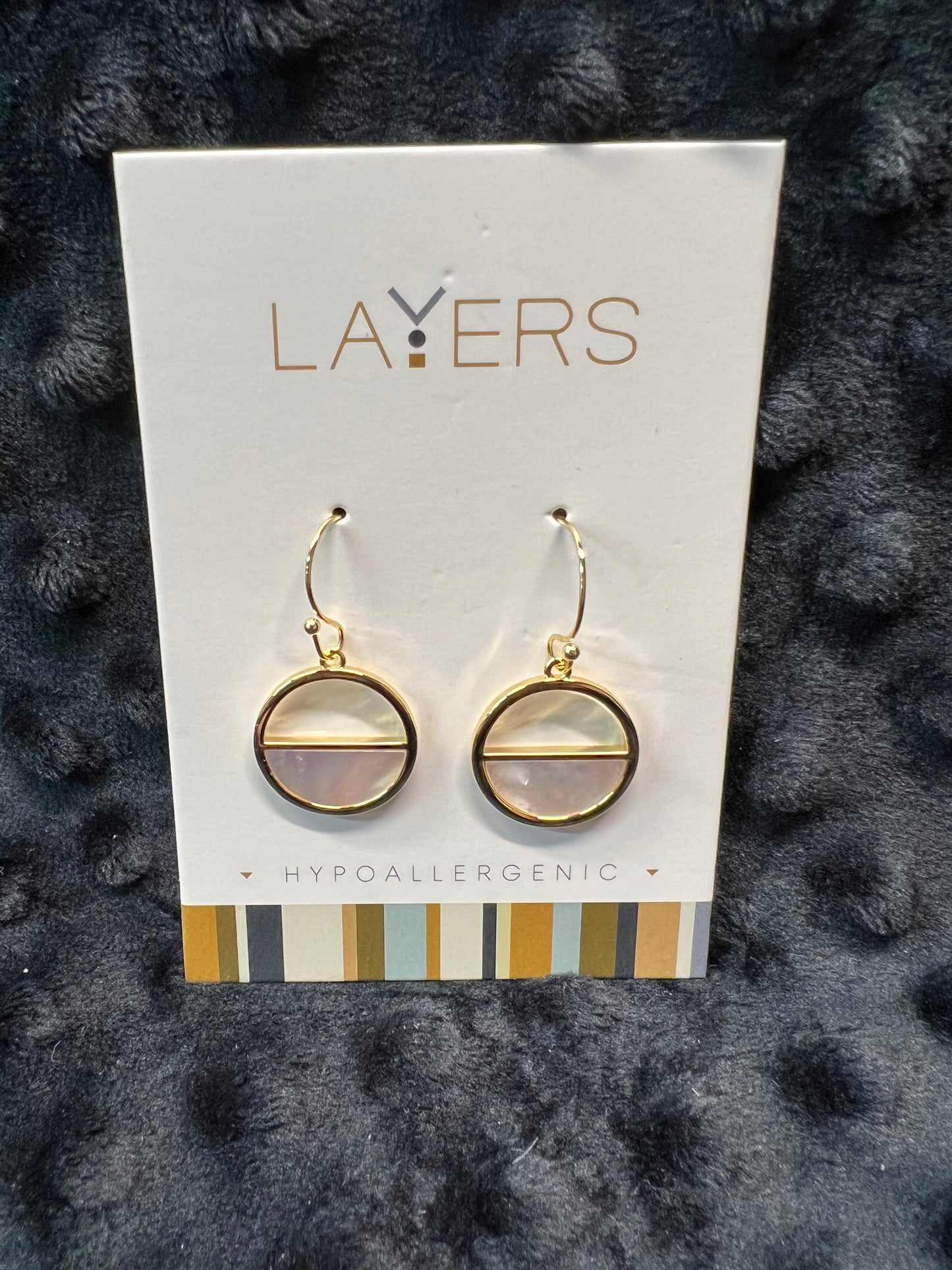 Layers Gold-tone Earrings