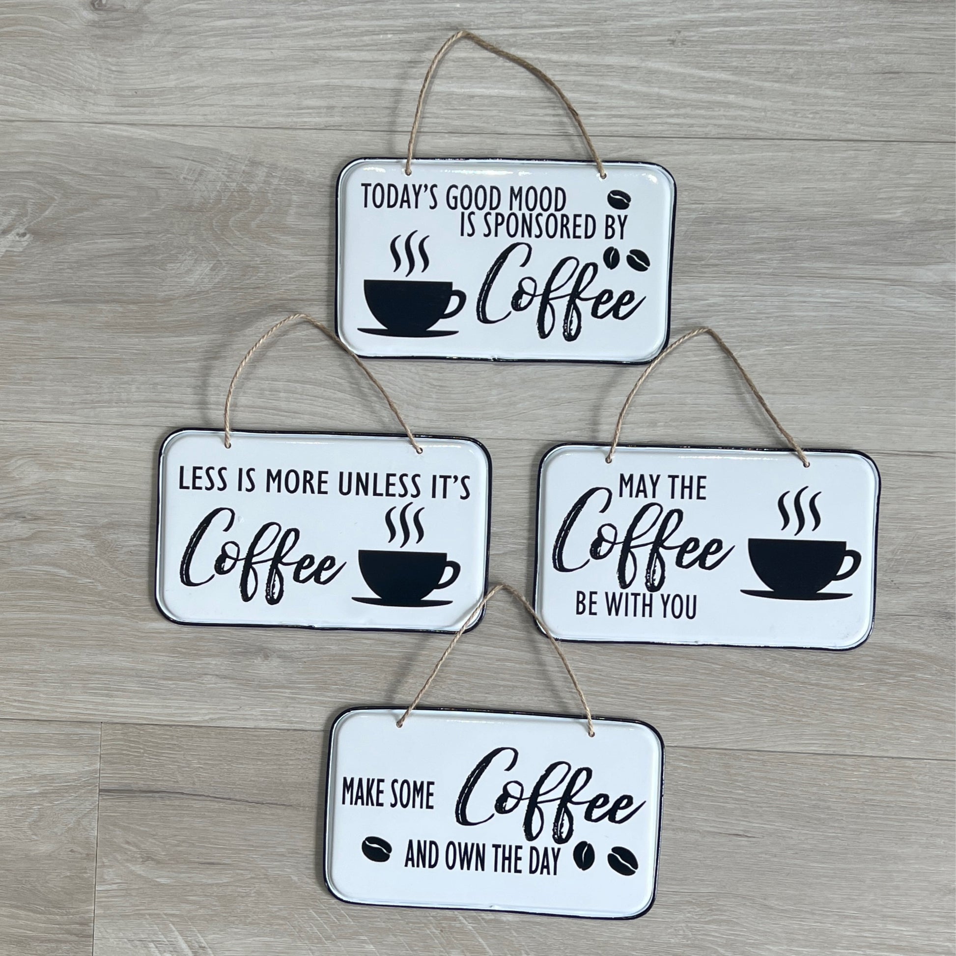 Metal/Enamel Coffee Sign