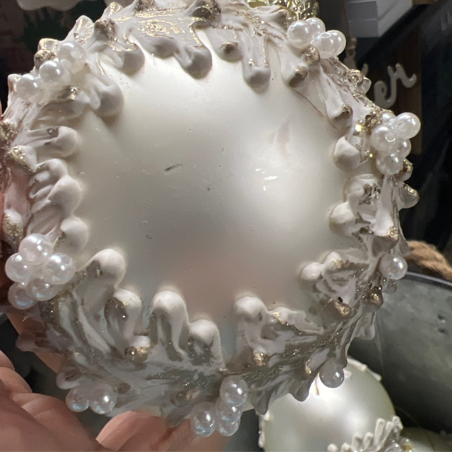 Glass Ball Wreath Ornament