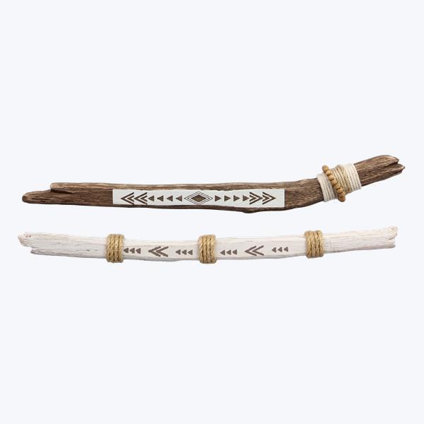 Long Wood Painted Sticks Decor