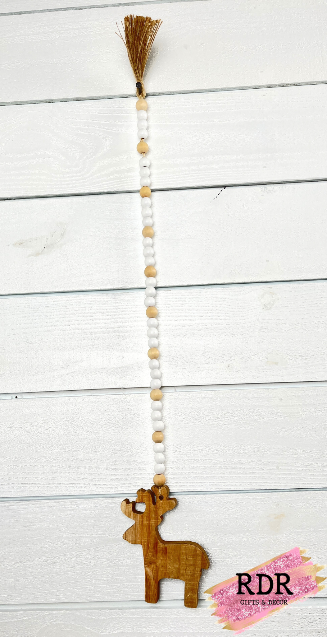 Whimsy Winter Wooden Bead Decor