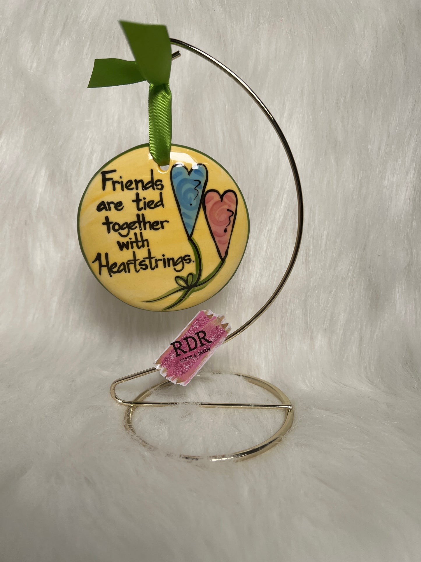 Nola Watkins Friends And Family Round Hand Painted Ornament