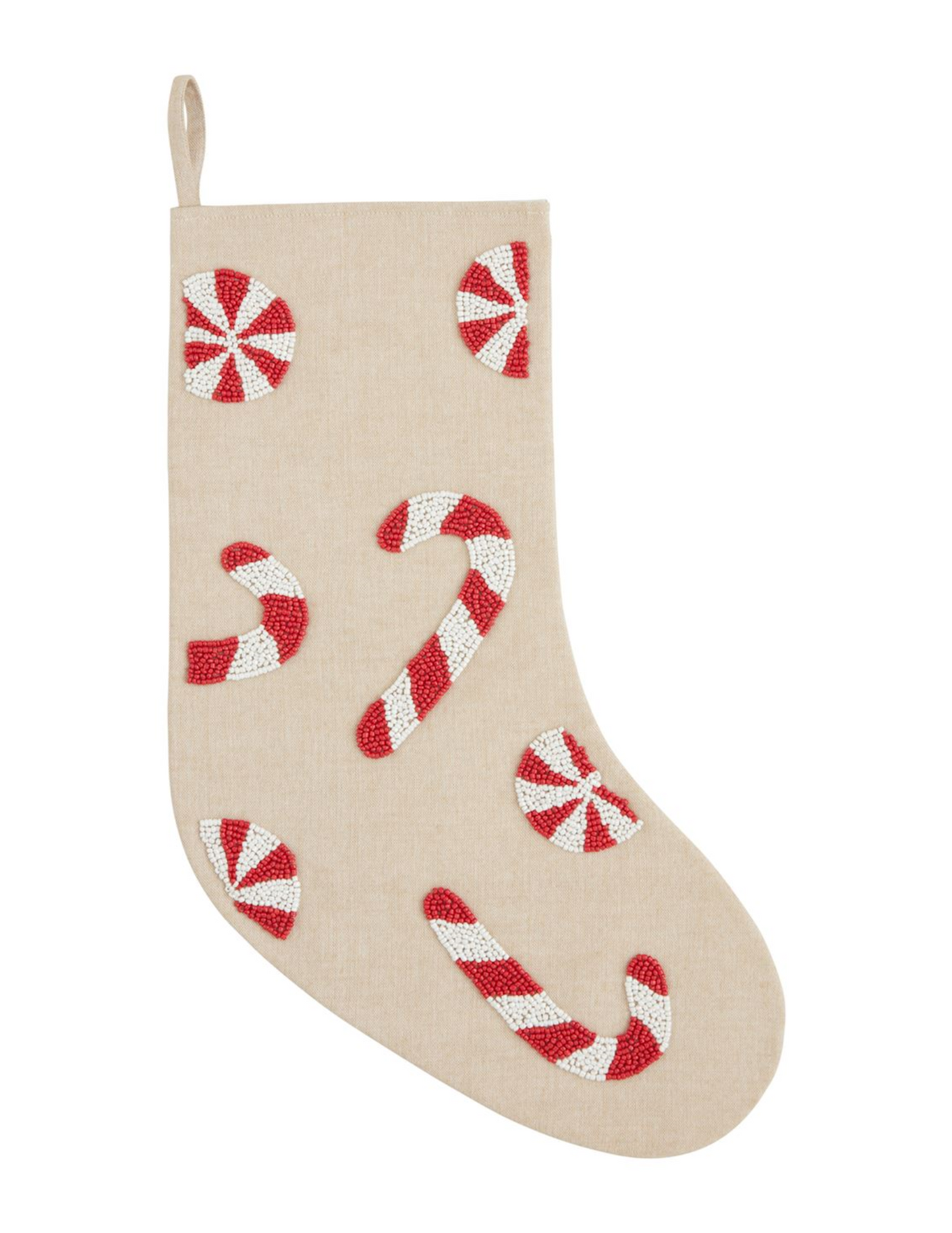 Mud Pie Beaded Xmas Stockings