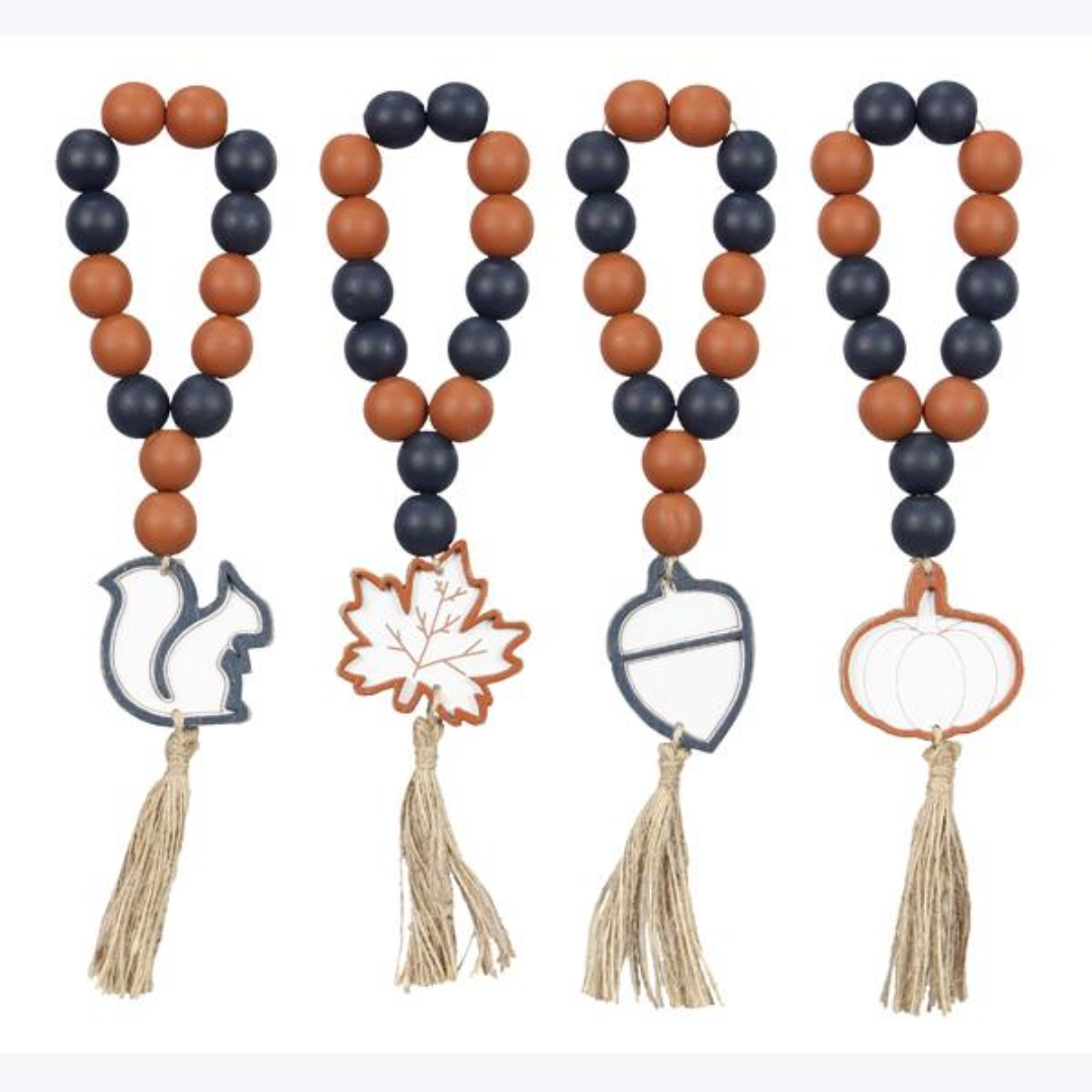 Fall Ornament with Blessing Bead Hoops