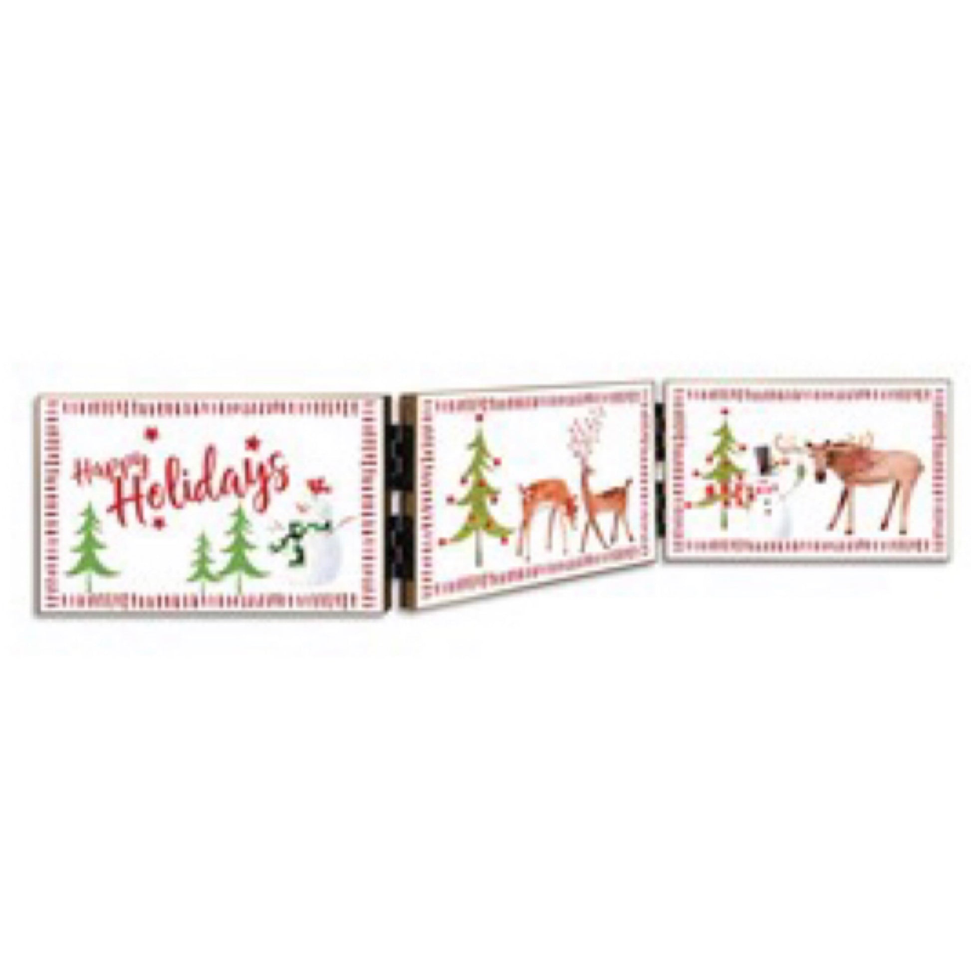 Tri-Fold Sign Whimsy Winter