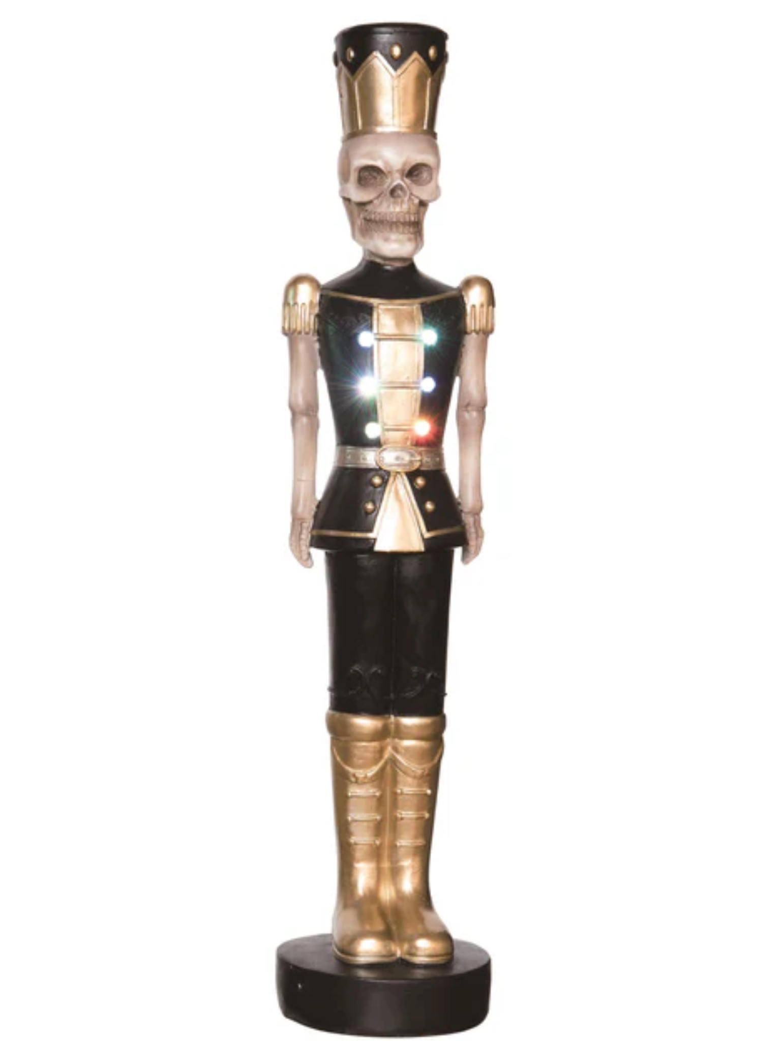 Resin Light Up Halloween Nutcracker Decor