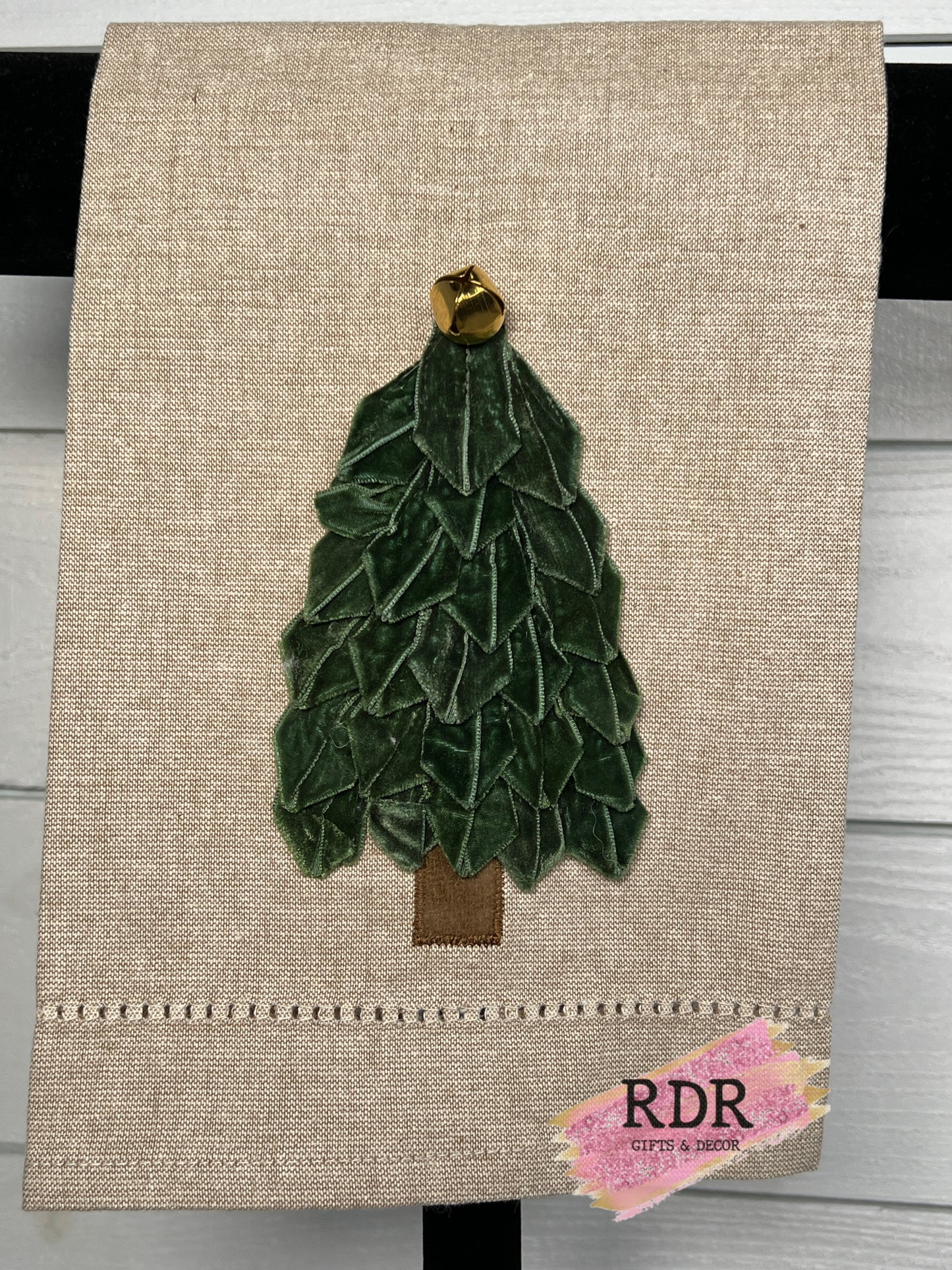 Velvet Ribbon Tree Tea Towel