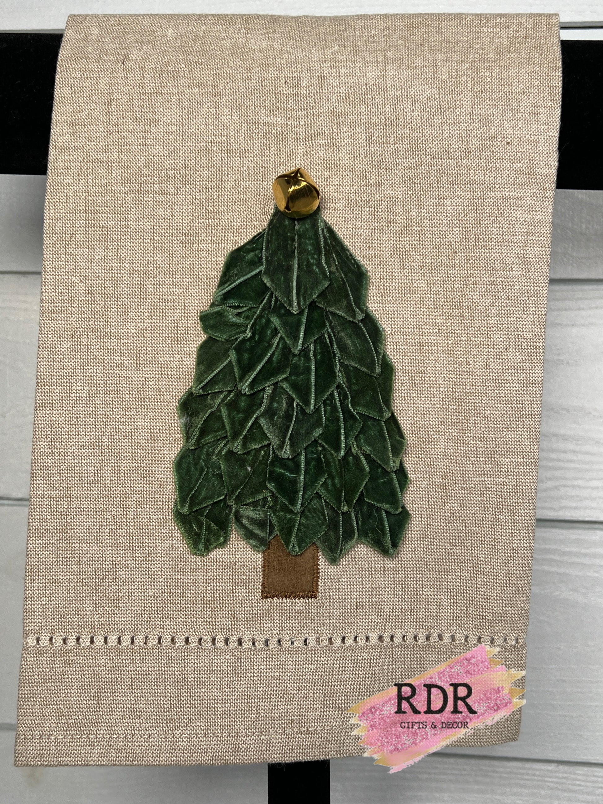 Velvet Ribbon Tree Tea Towel